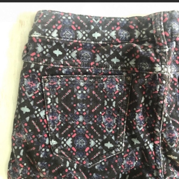 FREE People Kaleidoscope Print Velvet Pants - 26 - Picture 8 of 9